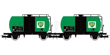 H0 I FS Kesselwagen Set 2x, 2A, Ep.IV, " BP ", etc.........................