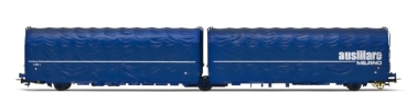 H0 I FS Schiebeplanenwagen Lails, 3achs., 3A, Ep.IV- V, " Ausiliare Milano ", etc......................................................