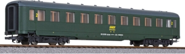 H0 F SNCF Reisezugwagen,  Nr.50 87 29 20 008 1,  Kl. 2, 4A, Ep.IV,  L=240mm, grün, etc..................