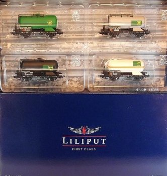 H0 D DB Kesselwagen Set St.4x, 2A, Ep.III-IV, etc...........................................