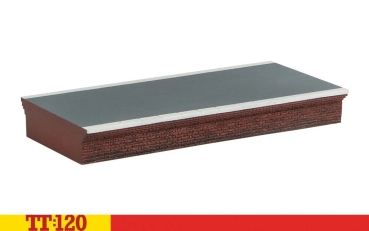 TT Bahngebäude Bahnsteig, gerade 108x 48x 14, Stück 2x, etc...............................................................