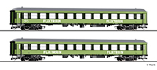 TT D PRI Reisezugwagen-Set Flix Train 8A Ep.VI Teil2 zwei Reisezugwagen, etc.........................................................................
