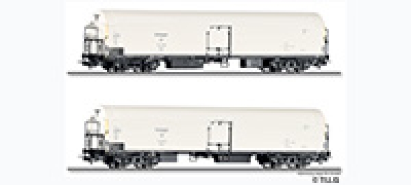 TT D DR Güterwagen-Set 2x 4A Ep.III zwei Eiskühlwagen, etc.................................................................