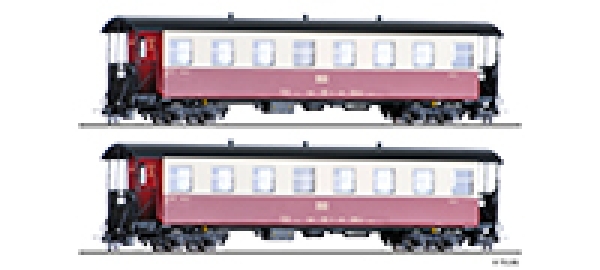 H0m D HSB Personenwagen-Set 2x 4A Ep.V/VI