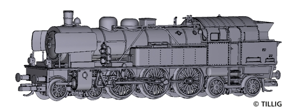 TT D DR Dampflokomotive BR738 Ep.IV