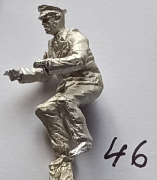 0 Figur WM Umbem., Diesellokführer mit Mütze, H= 40mm, etc.........................................................