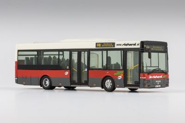 H0 D Bus MAN Reisebus NM 223.2 Midi Dr.Richard R1049 mit Klimaanlage, etc.............................