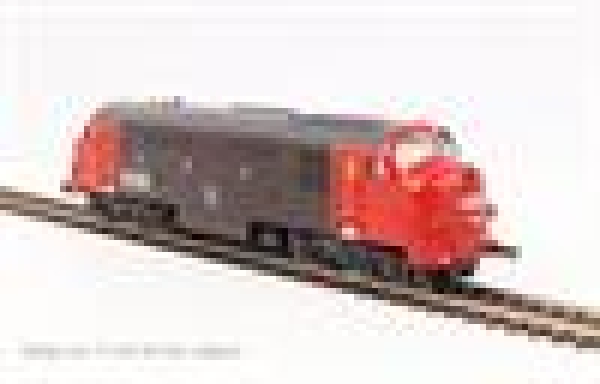 H0 DK DSB Diesellokomotive MX 1023 , Ep.IV, schwarz/ rot, Sound