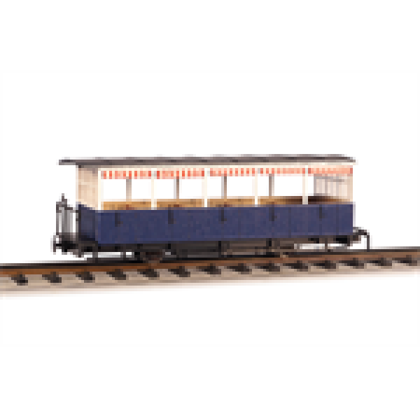 H0n3z Achenseebahn Aussichtswagen blau- weiß, 2A, Bremserbühne, L= 105x 30x 30mm, etc....................
