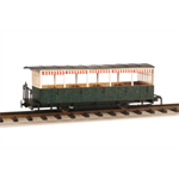 H0n3z Achenseebahn Aussichtswagen grün- weiß, 2A, Mit Bremserbühne, L= 105x 30x 30mm, etc,,,,,,,,,,,,,,,,,,,,,,,,,,,,,,