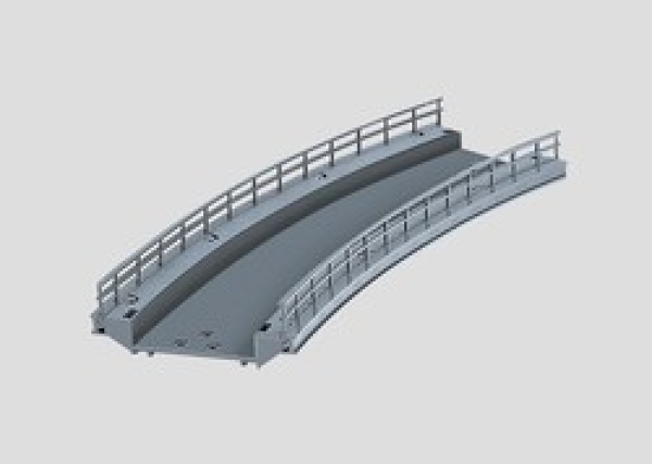 H0 Brücke Gleis C Rampenstück gebogen, 360mm, 30°, R1, Nr. 24130, etc.....................................................................................