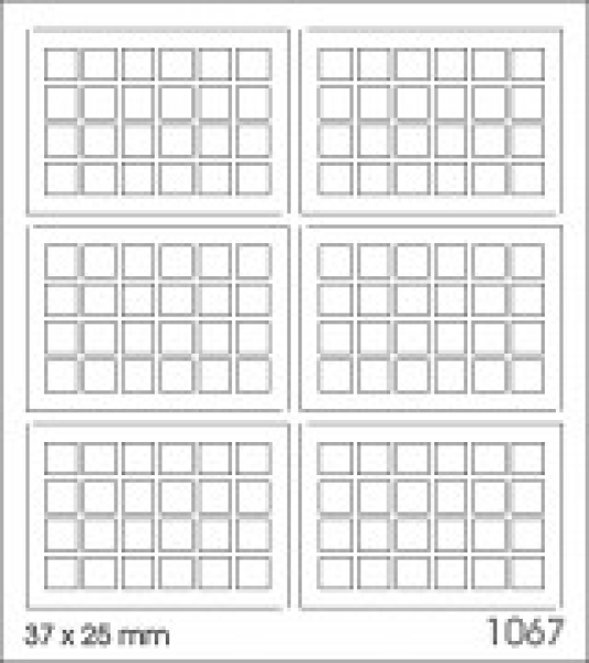 H0 Gebäudegestaltung BS Fenster- Set Industriefenster 37x 25mm Fenstermaß, etc.................................................