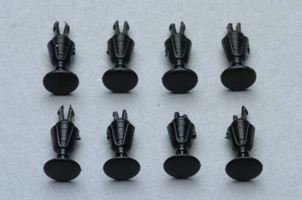 H0 Ersatzteile Stangenpuffer St.8x , Länderbahnwagenmodelle, etc....................................................