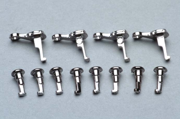 H0 Ersatzteile Kurbelbolzen 8x, Gegenkurbel 4x, silber, etc....................................................