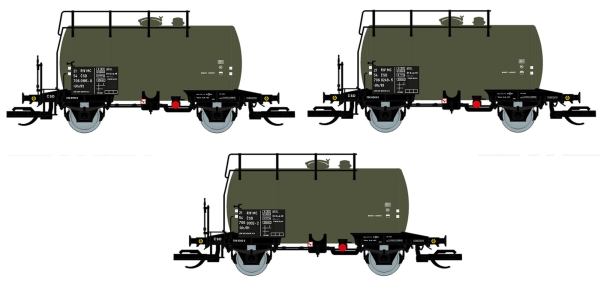 TT CSD Kesselwagen Set 3x, Deutz, Ep.IV, etc........................................................................................................