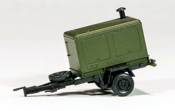 TT D LKW Anhänger Einachser mit Stromaggregat militärgrün, etc.............................................................