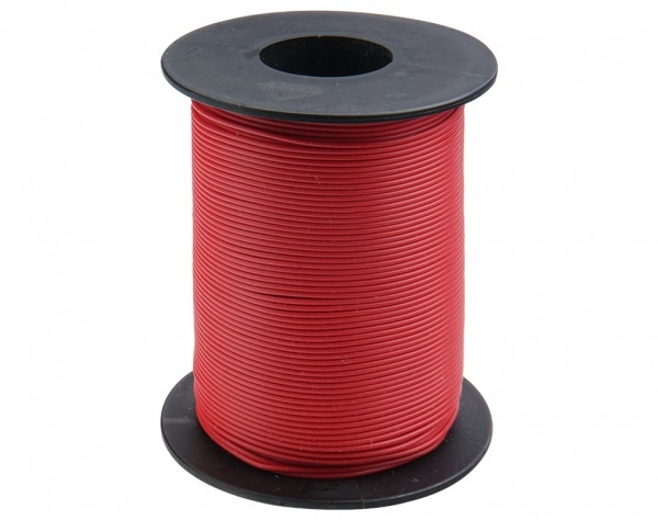 Litze Kupferschaltlitze 0,25mm², 25m, rot, etc....................................................................