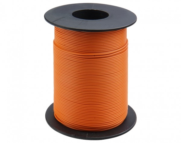 Litze Kupferschaltlitze 0,25mm², 25m, orange, etc....................................................................