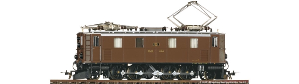 H0m Bahnfahrzeuge Ch RhB Elektrostangenlokomotive G 4/6 353, Ep.II III IV V,   braun, etc................................................................