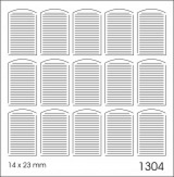 H0 Gebäude BS Fensterläden St.15, 14x 23mm, D= 1mm, etc....................................................................