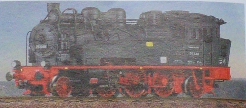 TT D DR Dampflokomotive BR 75 Ep.III