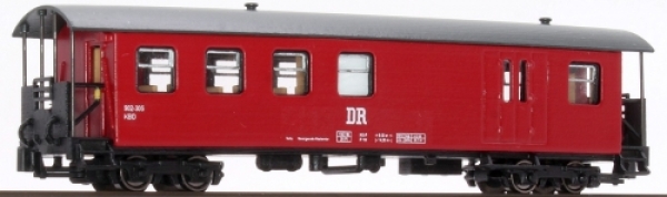 Nm D DR Reko Gepäckwagen 4A. Ep.V, rot, L= 89mm, etc................................................................