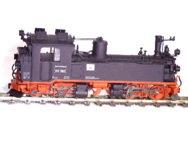 H0e D DR Dampflokomotive sä IV K, BR 99 585,  Ep.III,  Reko- Lok,  mit Motor
