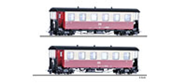 H0m D DR Personenwagen-Set 2x 4A Ep.IV