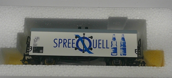 TT D PRI Kühlwagen " Spreequell ", 2A, weiß, etc..........................................
