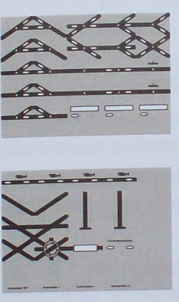 elektro Track Control Weichenfolie Symbole, etc..............