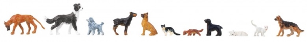 H0 Figuren Hunde und Katzen St.11x, etc..............................................................................