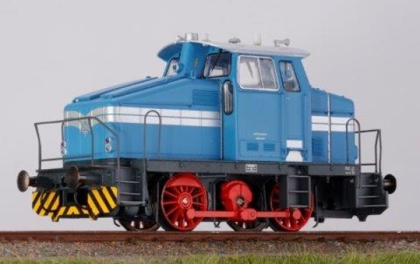 H0 D PRI Diesellokomotive 360, Henschel,  2A, Ep.III- IV, Decoder, Lichtwechsel, blau, Schwungmasse, etc....