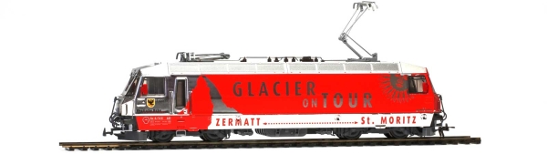 H0 Bahnfahrzeuge Ch RhB Elektrolokomotive Ge 4/ 4 III 651, 4A, Ep.VI, " Glacier on Tour  ", dig.,  etc................................................