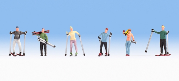H0 Figur Skifahrer