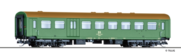 TT D DR Reisezugwagen mit Gepäckabteil 2.Kl. 4A Ep.IV, etc.................................................................................................