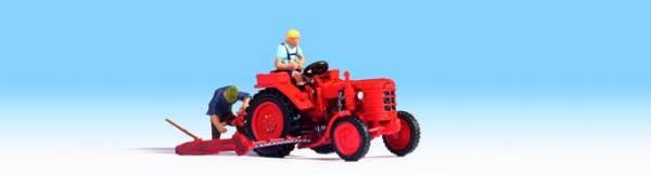 H0 Landwirtschaft Traktor Fahr