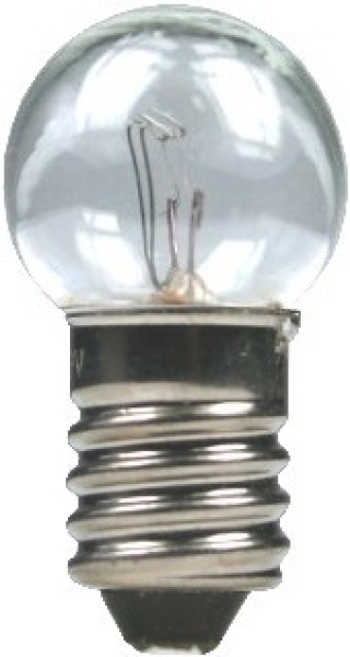 elektro Leuchten Leuchtmittel E10, Gewinde, Glas 11mm,  2,5V, 200mA, klar, etc...................................................................