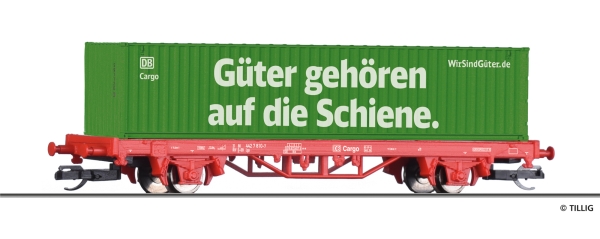 TT D DB Containertragwagen bel. 1 Container 2A Ep.VI, etc.......................................................................
