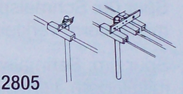 N Eu Bahnausstattung BS MS Rollenhalter ein und dreifach 6x