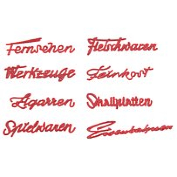 H0 Geländegestaltung BSA Ladenschriftzüge ab 1950, etc................................................................................................