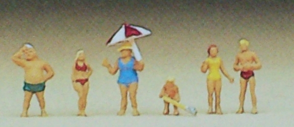 Z Figur Familie Krause am Strand