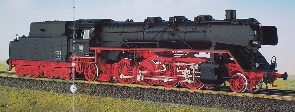 H0 D DB BS MS WM Dampflokomotive BR 41, Altbaukessel, mit Tender 2´2 T32 genietet,  Ep.III IV, RP 25 Radsatz,
