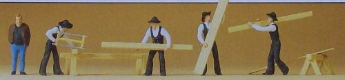 H0 Figur Zimmerleute