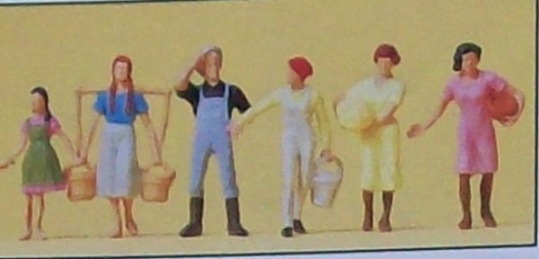 H0 Figur Auf dem Bauernhof