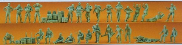 H0 mili D BRD Bundeswehr 30x unbemalt etc..........................................................................................................................................................................