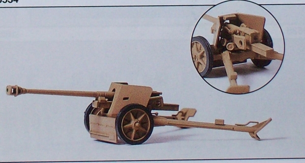 H0 mili D DR BS Panzerabwehrkanone PAK 7,5cm