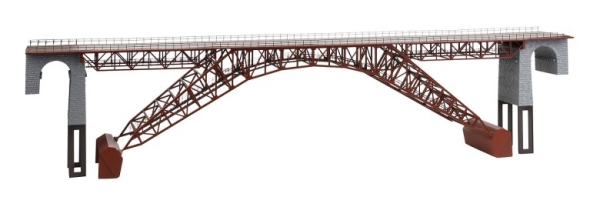 H0 Brücke BS Eisenbahn- Stahlbrücke, Ep.III, 1100x 115x 255mm, etc...........................................................................................