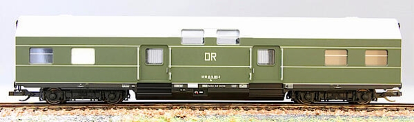 TT D DR Doppelstock- Gepäckwagen DDg(e) 92-14-005, 4A, Ep.III, Decoder, grün, etc...