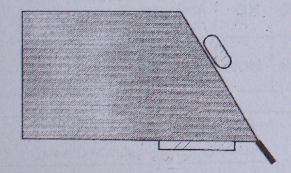 H0m Z Gleisunterlagenschneider 40°