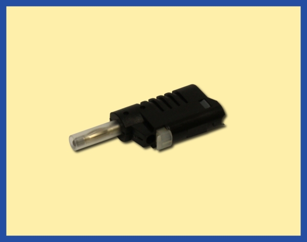 elektro Stecker Buchsen Sicherheits- Laborstecker 4mm schwarz, etc.............................................................................